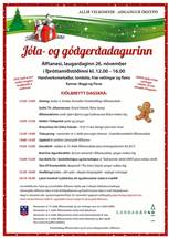 Jóla- og góðgerðadagurinn laugardaginn 26.nóvember
