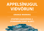 Appelsínugul veðurviðvörun fyrir höfuðborgarsvæðið